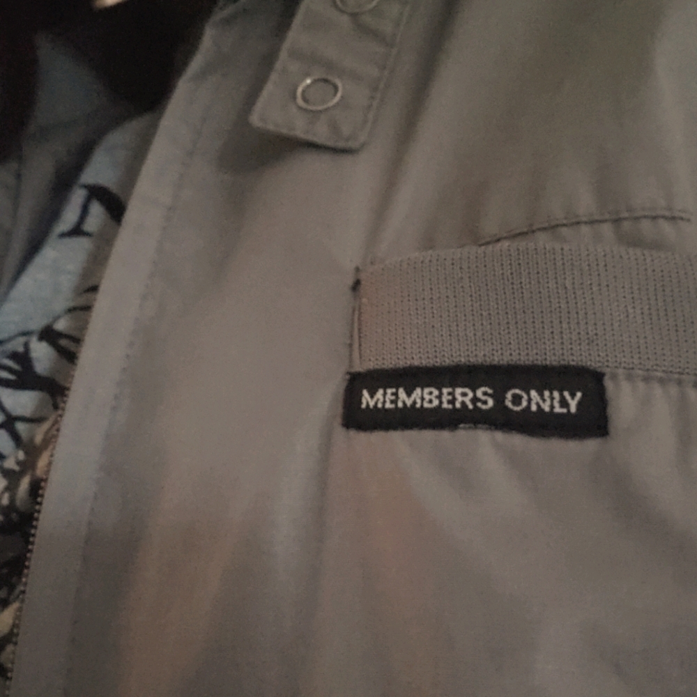 Vintage 80's Gray Members Only Jacket medium